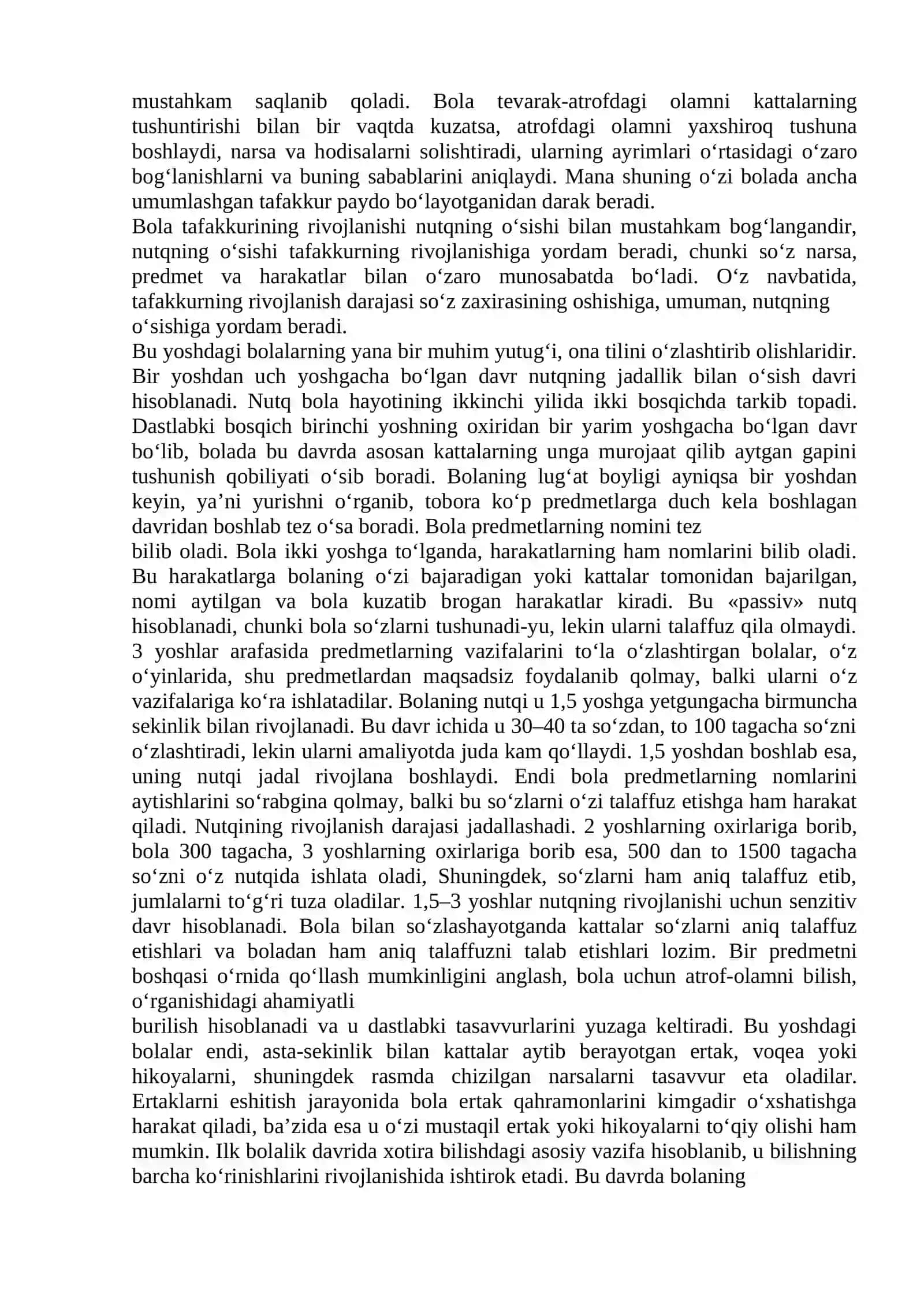 ILK BOLALIK DAVRIDA NUTQNING O‘SISHI 2