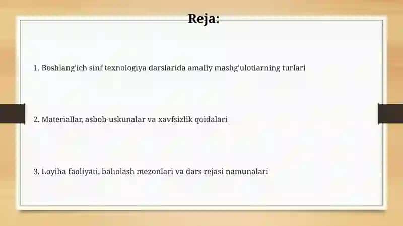 Boshlang'ich sinf texnologiyasi 2