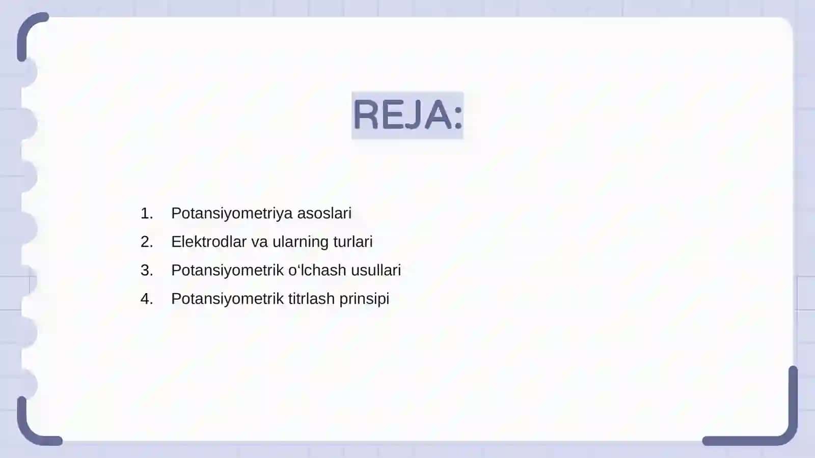 Potansiyometriya va potansiyometrik titrlash 2