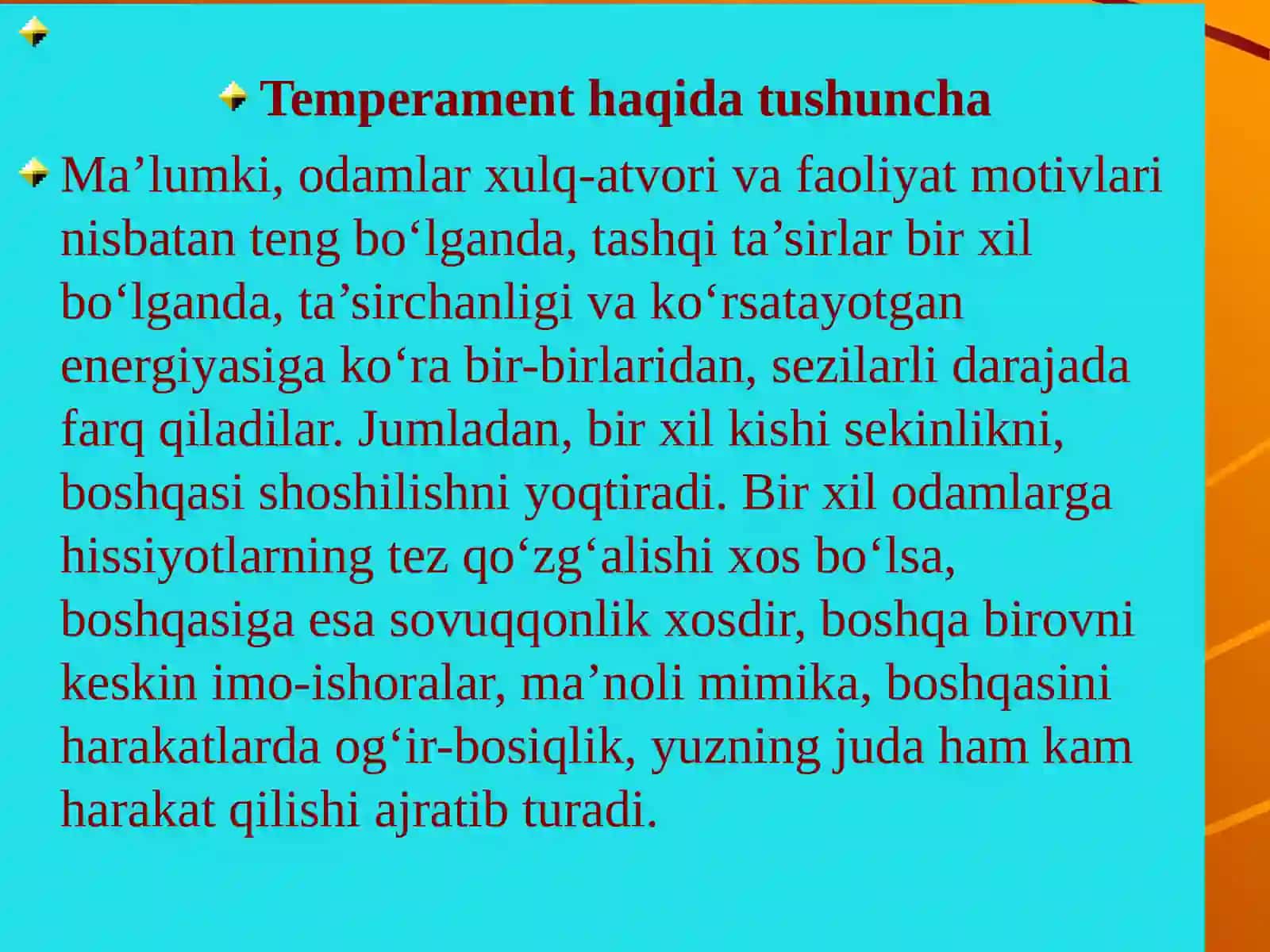 TEMPERAMENT 2