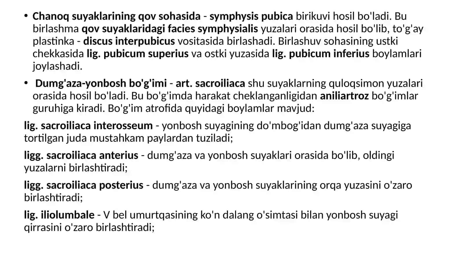 Suyak va bo’g’imlarning rentgen anatomiyasi 2