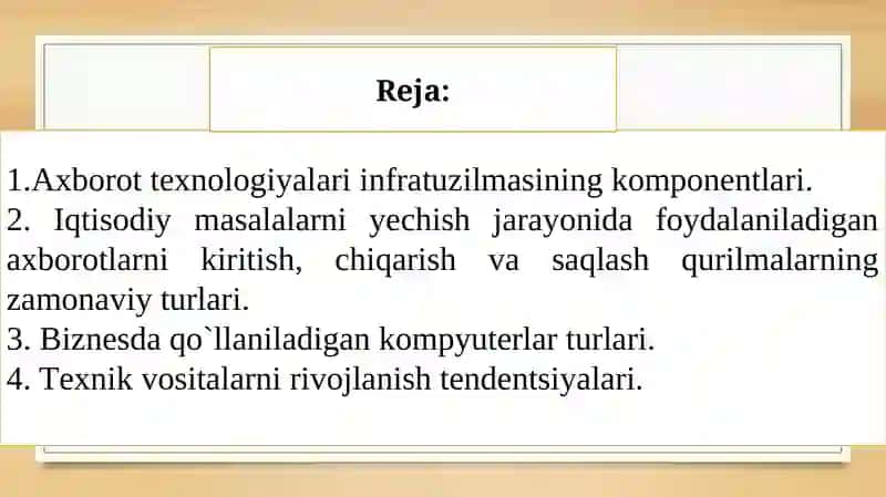 Axborot Texnologiya-larining Infratuzilmalari 2