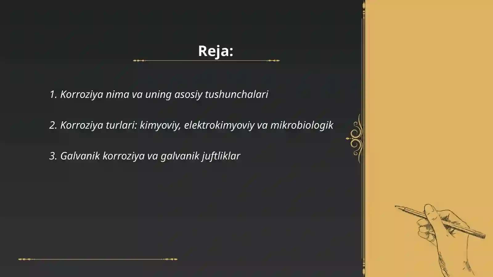 Kimyoviy Korroziya Ta'sirining Xususiyatlari 2