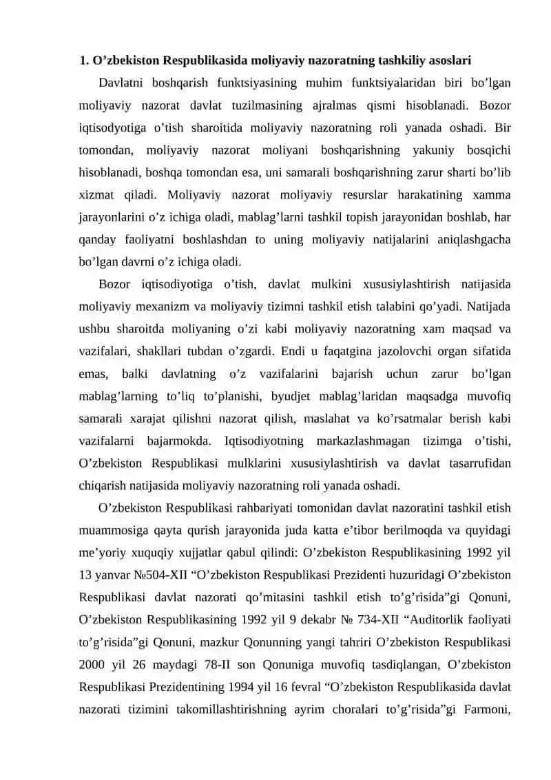 Davlat davlati Moliyaviy Nazorati 2