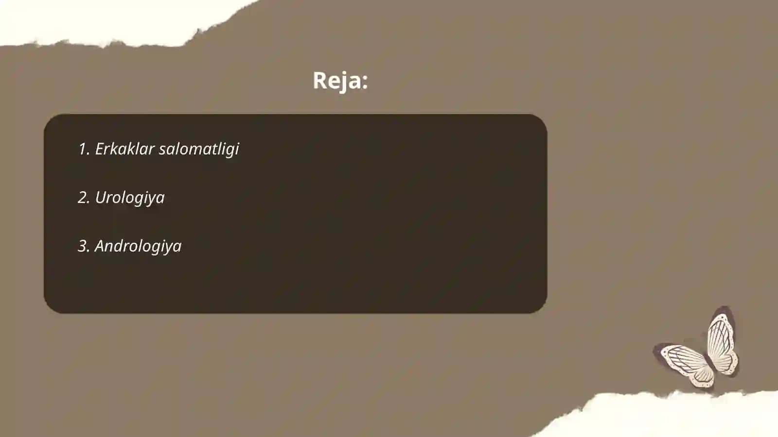 Erkaklar salomatligi 2