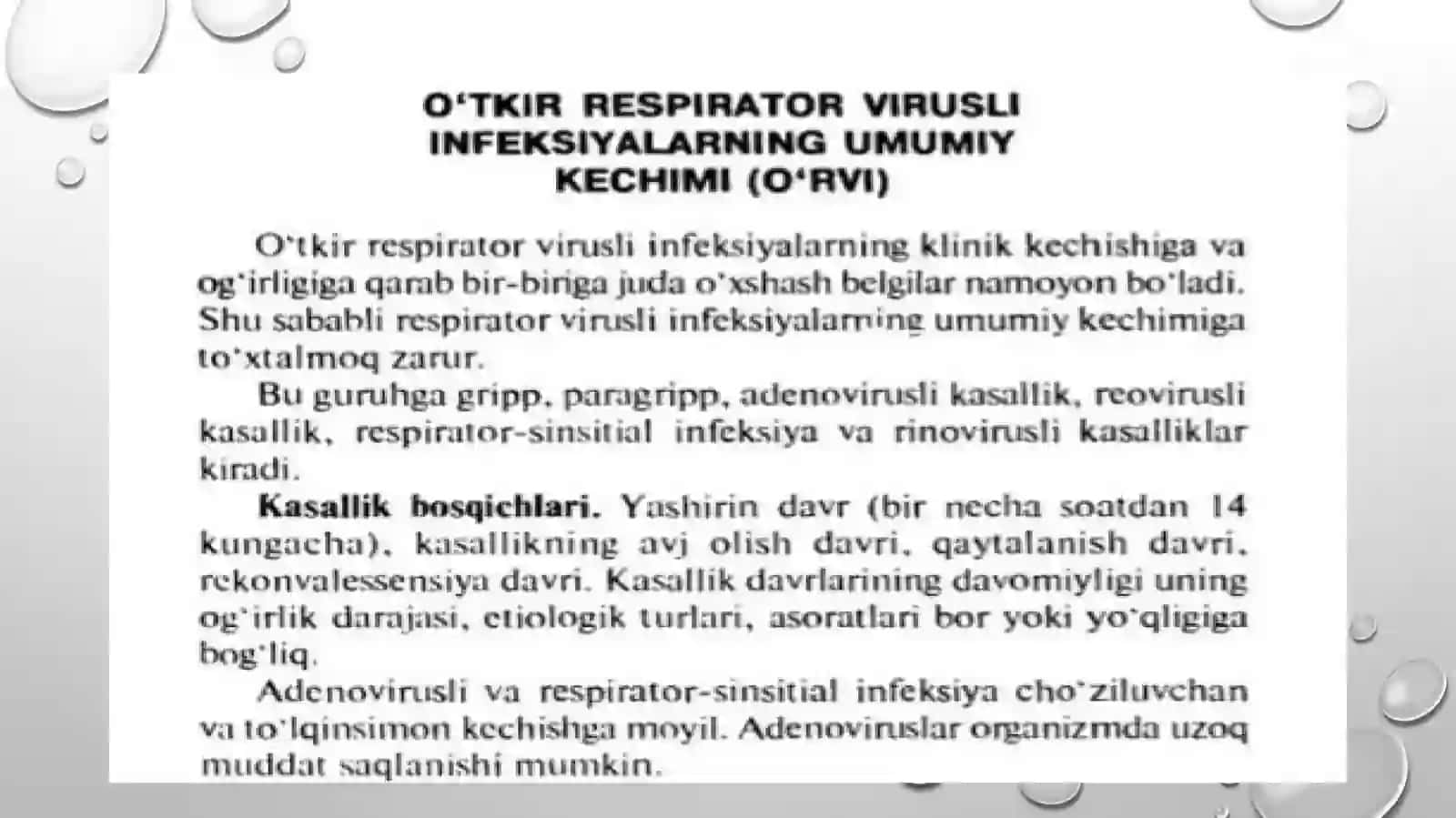 surunkali infeksiya o’choqlari 2