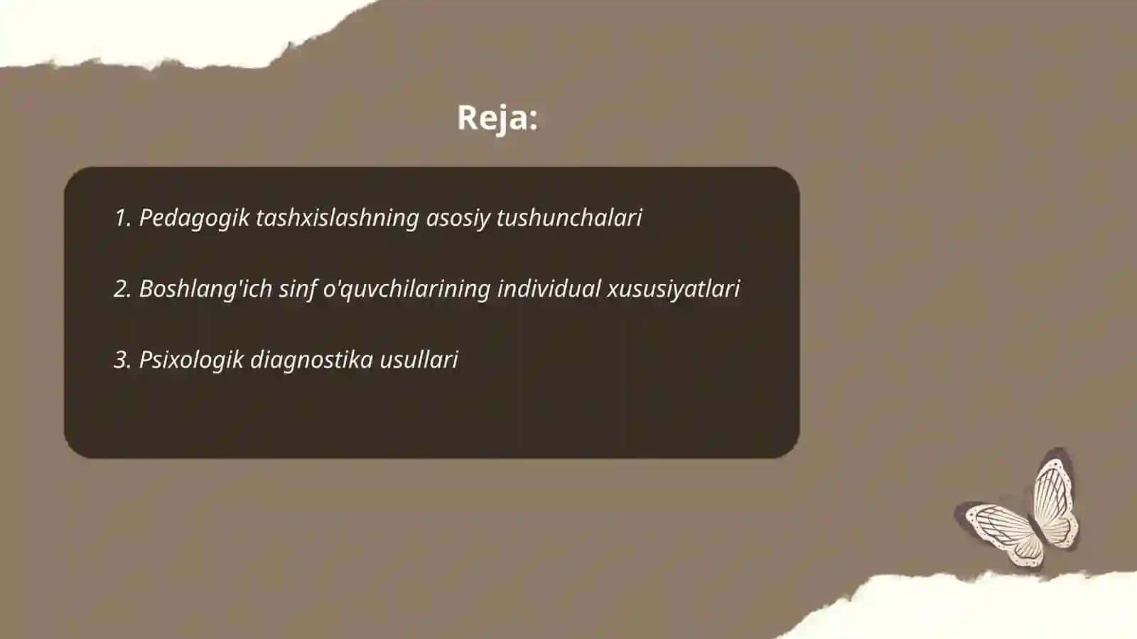 Boshlanģich sinf òquvchilarini pedagogik tashxislash va korrektsiyalash yòllari 2