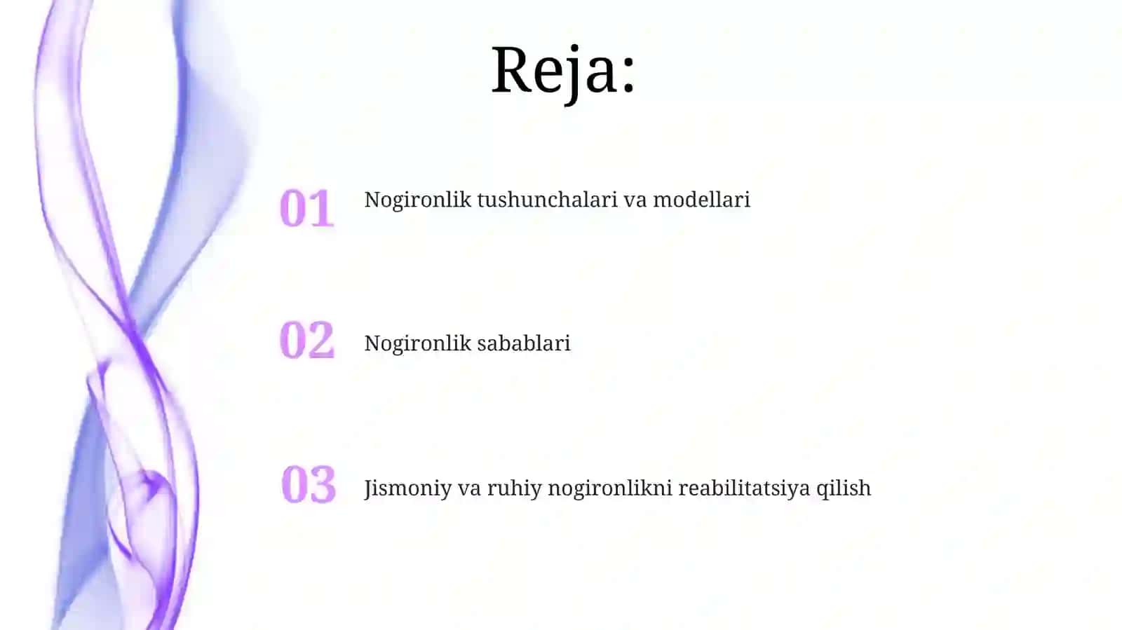 Jismoniy va aqliy nogironlik va ularni tiklash 2