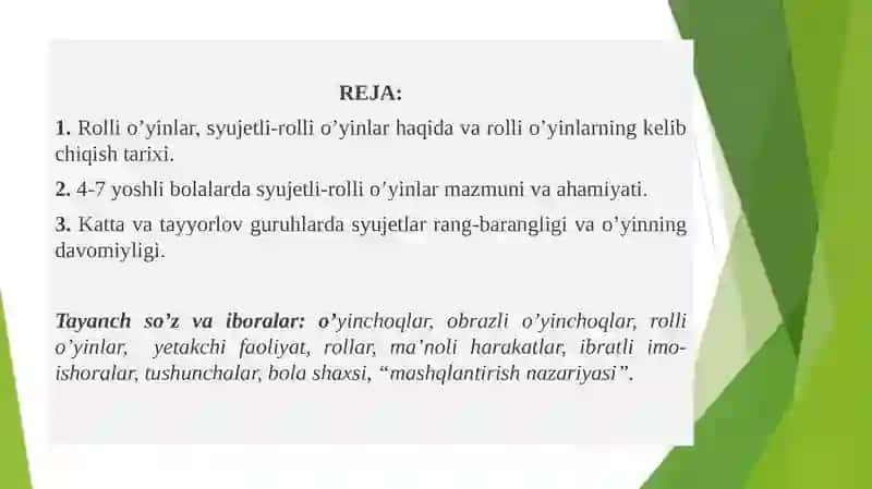 SYUJETLI-ROLLIO’YINLARNING KELIB CHIQISH TARIXI 2