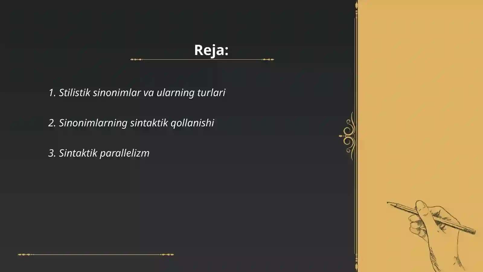 Sintaktik sinonimlikka xos uslubiy xususiyatlar 2