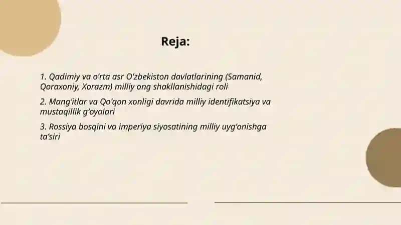 O'zbekistonda mustaqillik g'oyalarining tarixiy asoslari 2