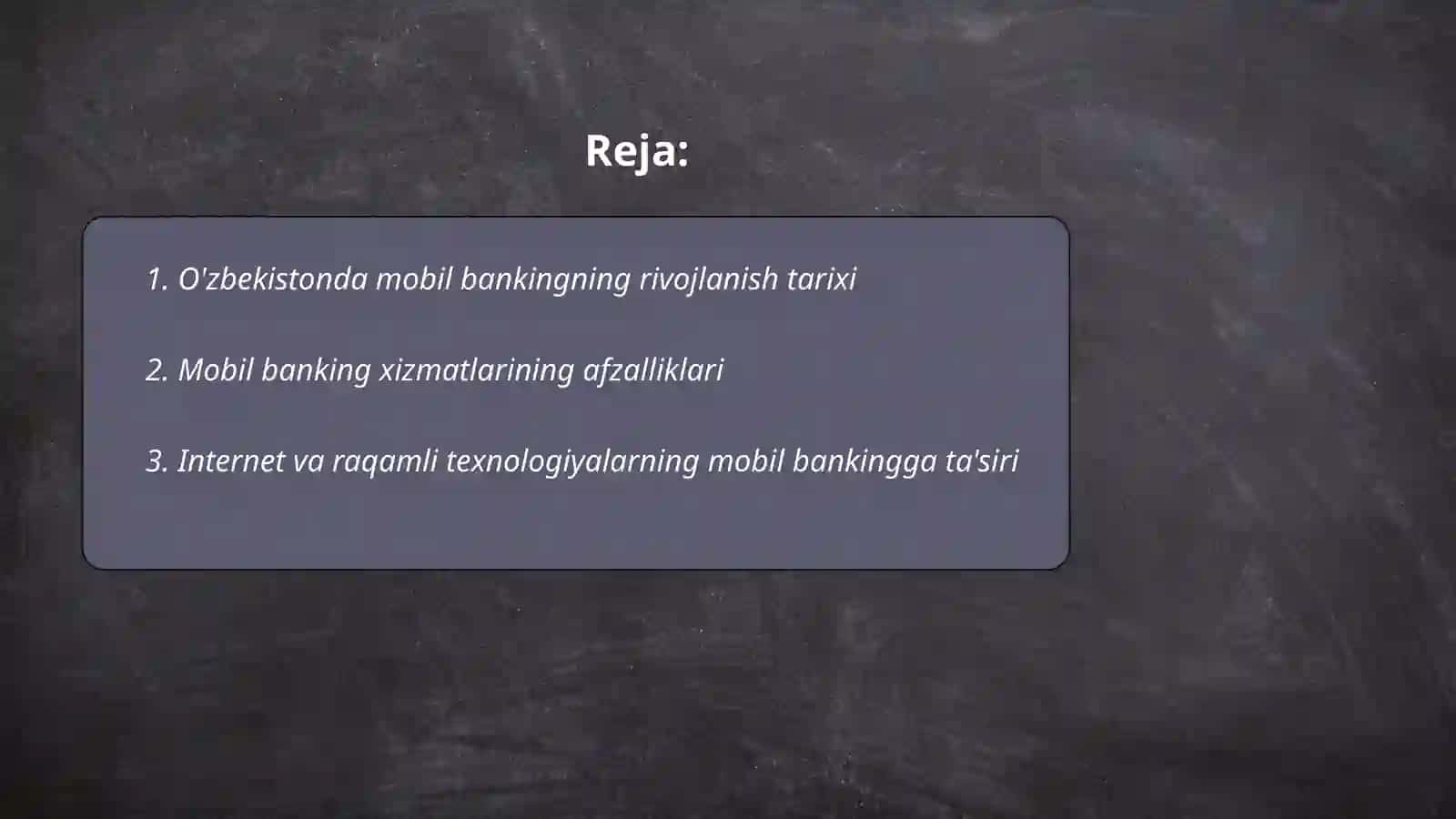 O‘zbеkistоndа mоbil bаnking dаsturining rivоjlаnishi vа uning istiqbоllаri 2