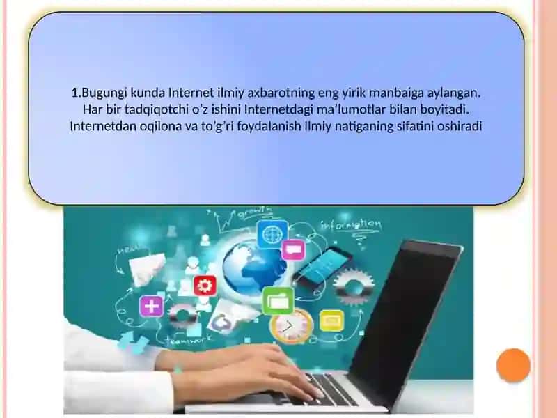 Internet ma’lumotlaridan ilmiy tadqiqotlarda foydalanish tartiblari va muammolari 2