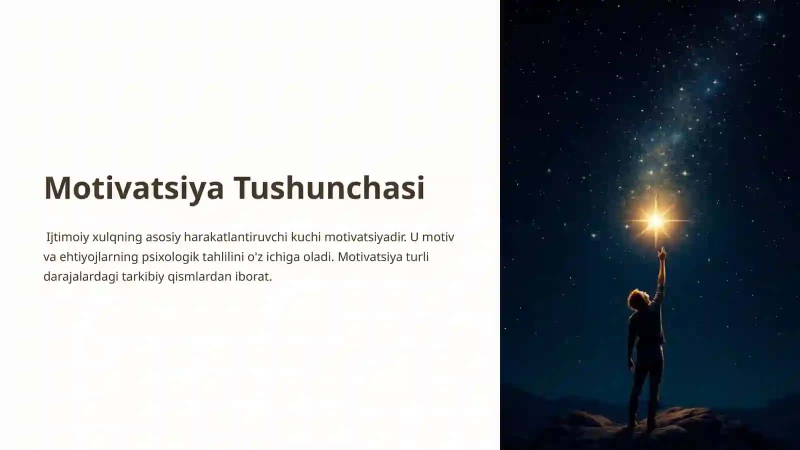 Ijtimoiy Xulq: Motiv va Motivatsiya Tadqiqoti 2