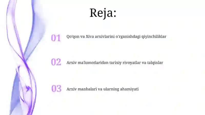 Arxivlar va ularning ahamiyati 2