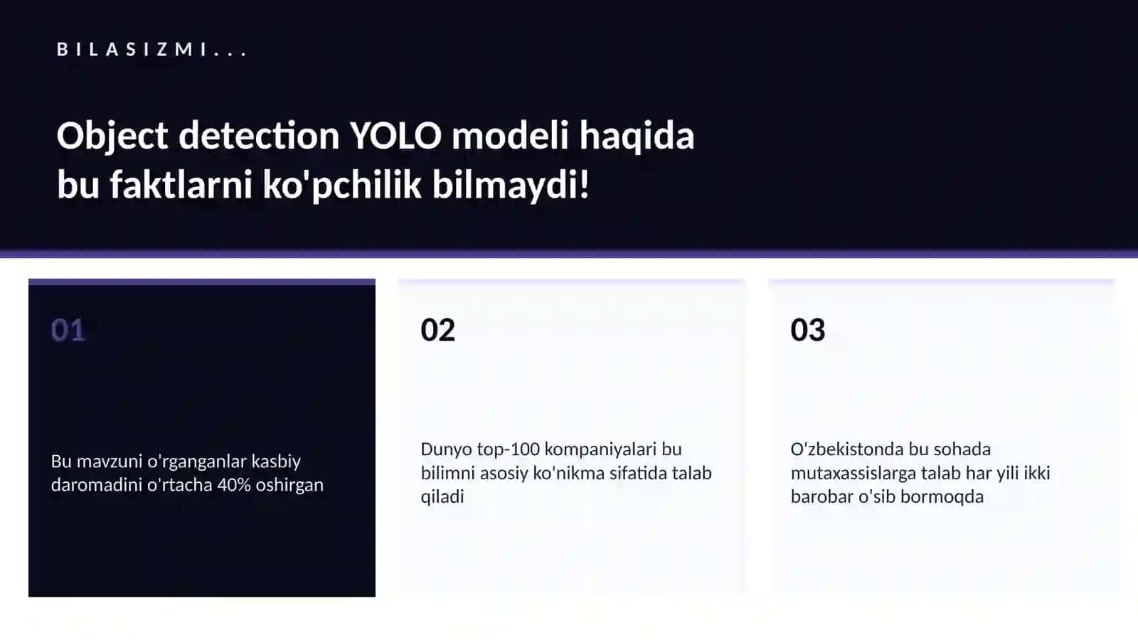 Object detection YOLO modeli 2