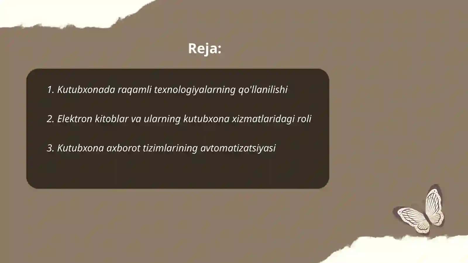 Kutubxonalar innovatikasining xususiyatlari 2
