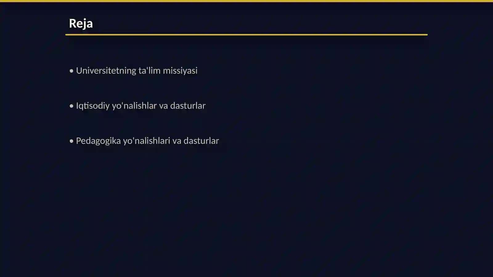 Iqtisodiyot va pedagogika universitet faoliyati 2