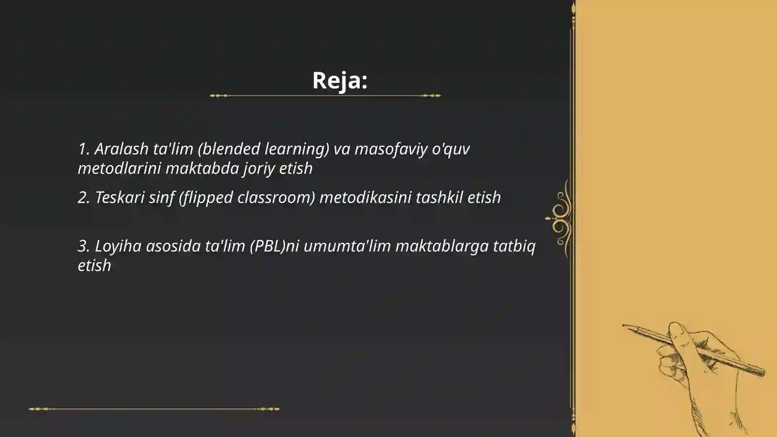 Umumiy oʻrta ta'lim maktablarda oʻqitish jarayonlarini tashkil etishga doir zomonaviy yondashuvlar 2