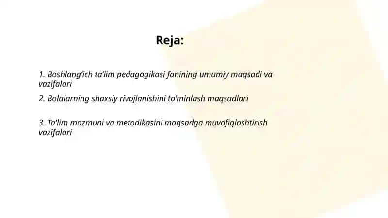 Boshlangʻich taʼlim pedagogikasi 2