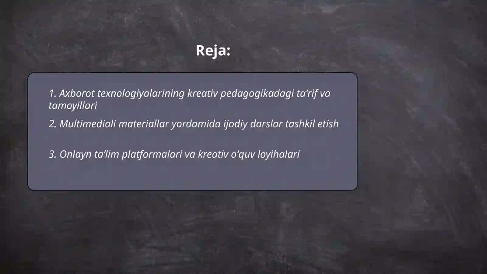Axborot texnologiyalarining kreativ pedagogikadagi oʻrni 2
