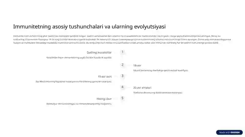 Immunitet nazariyalariga chuqur nazar 2