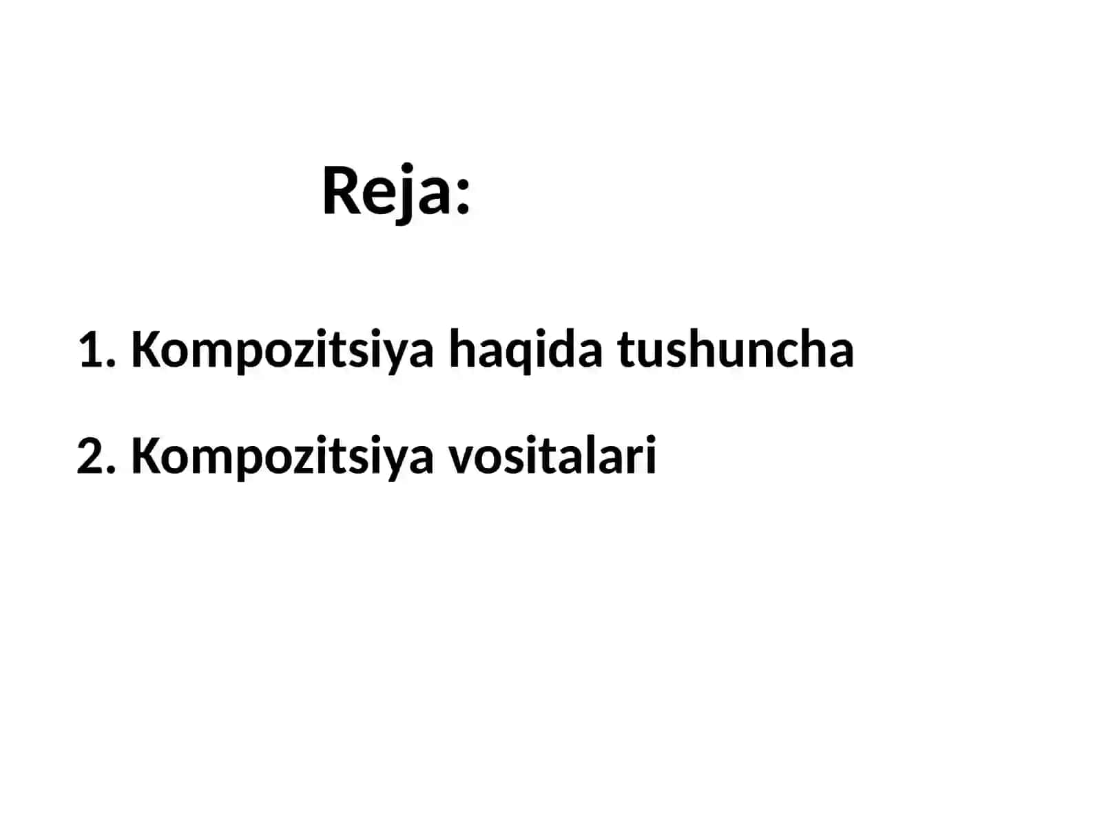 Kompozitsiya va uning vositalari 2