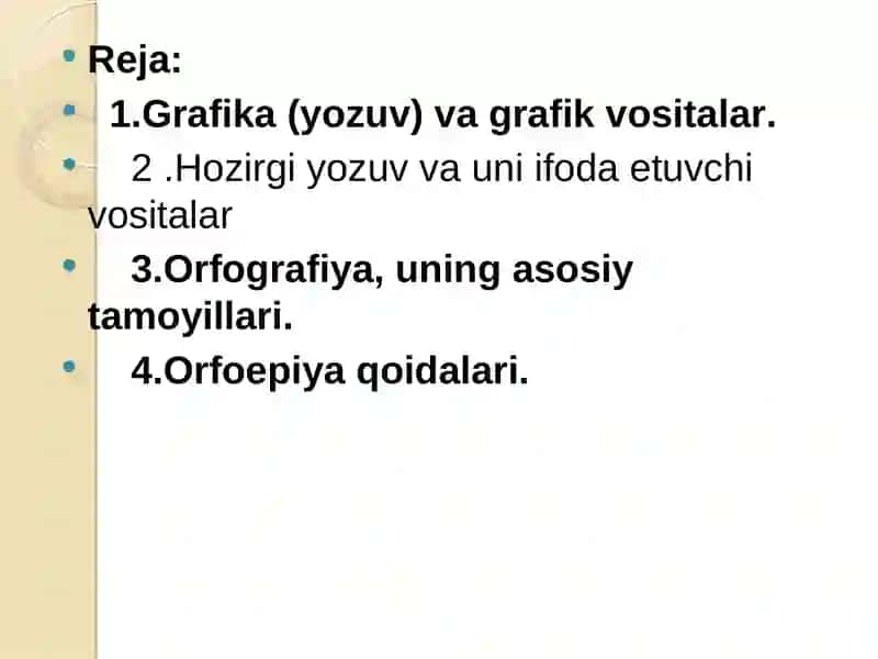 Grafika (yozuv) va grafik vositalar 2