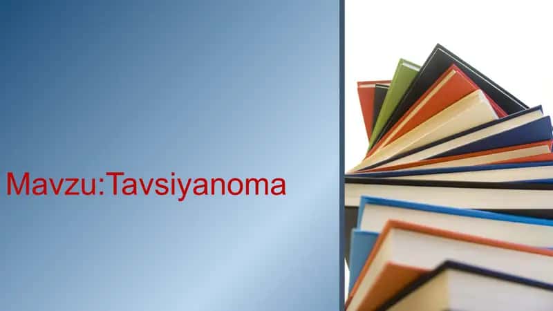 Tavsiyanoma 2