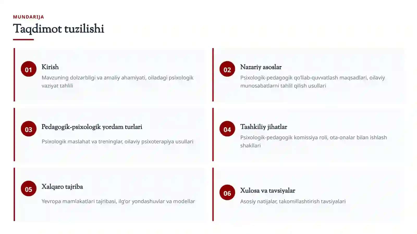 Nogiron bolalari bor oilalarga pedagogik-psixologik yordamning tashkil etilishi 2