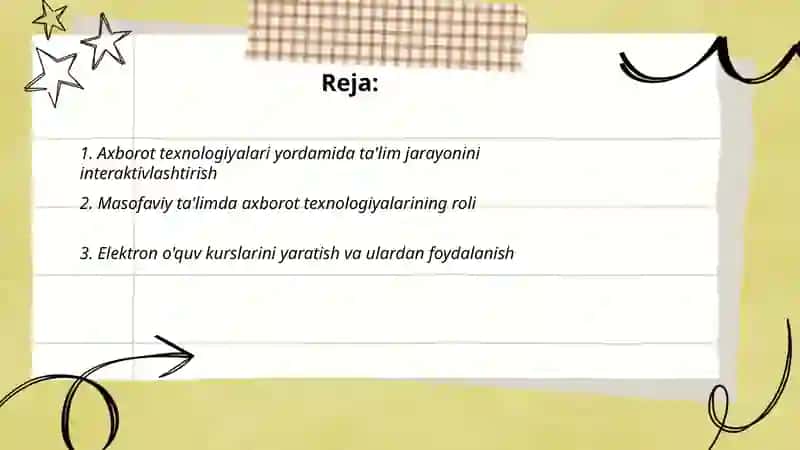 Ta'lim tarbiya jarayonida axborot texnologiyalaridan foydalanishning imkoniyatlari 2