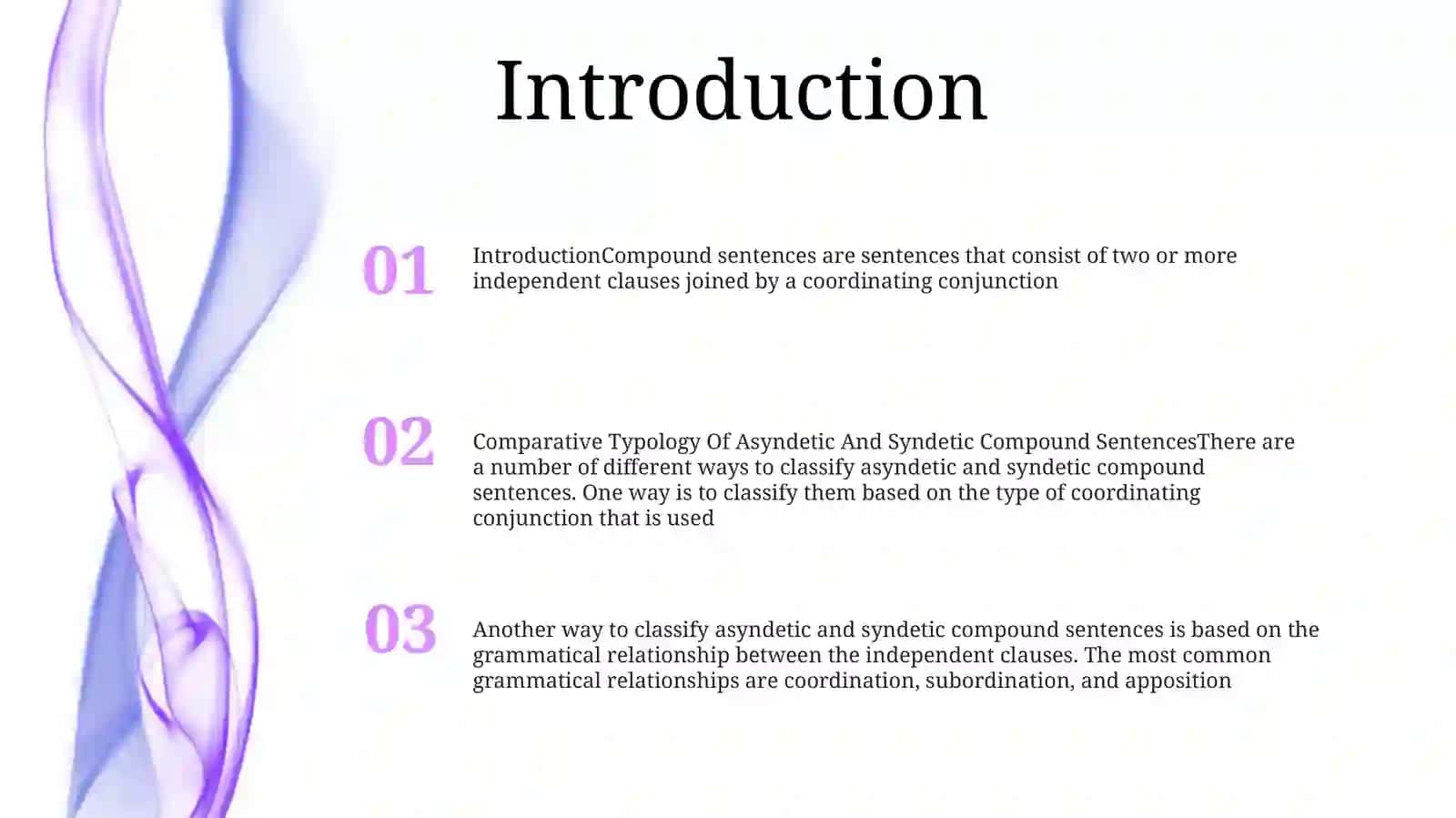 Comparative Typology Of Asyndetic And Syndetic Compound Sentences 2