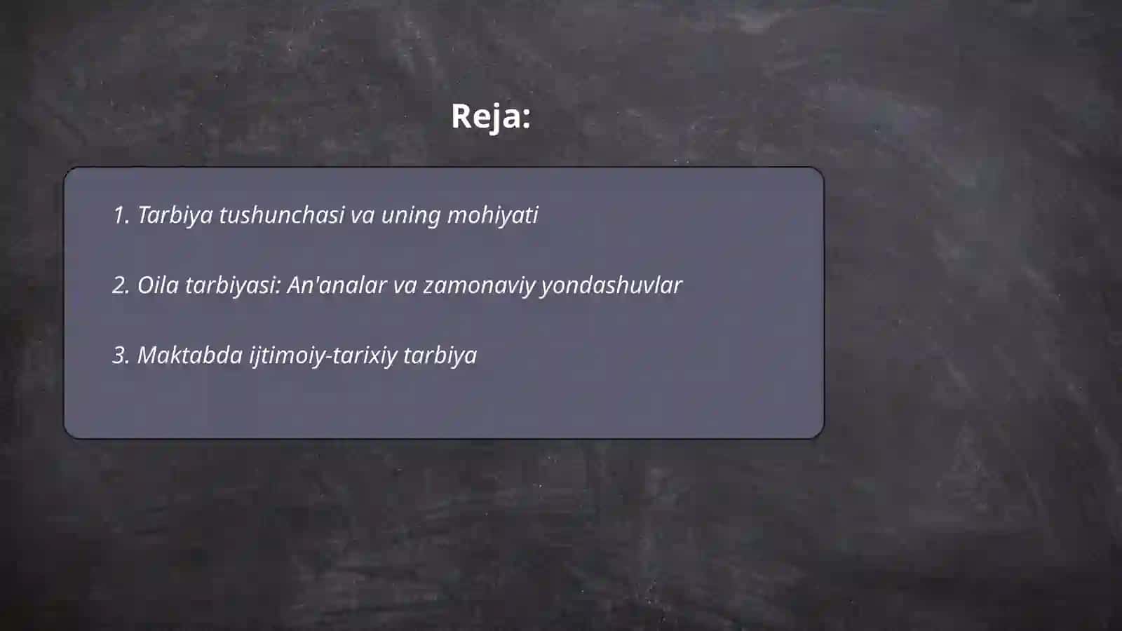 Tarbiya ijtimoiy-tarixiy zarurat sifatida 2