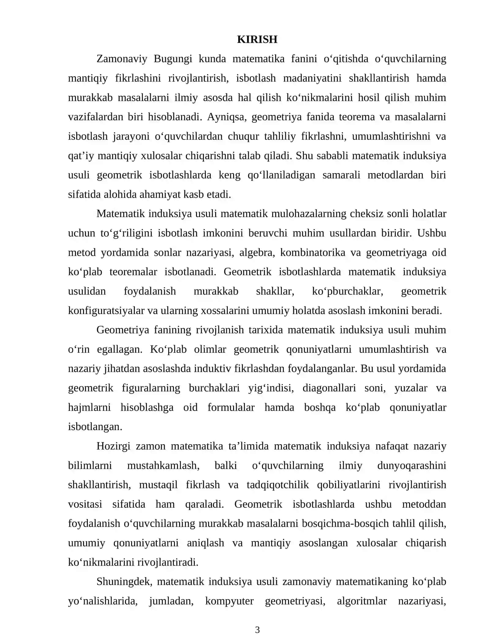MATEMATIK INDUKSIYA USULI 2