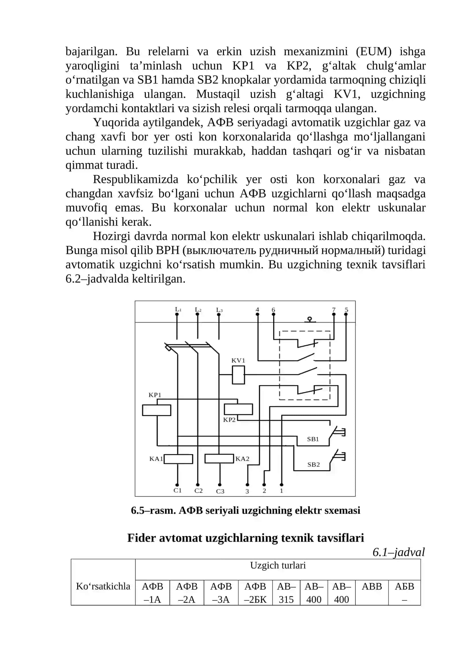 Past kuchlanishli elektr uskunalar 2