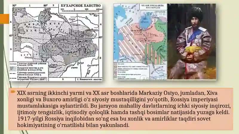 Xiva xonligi va Buxoro amirligining tugatilishi 2