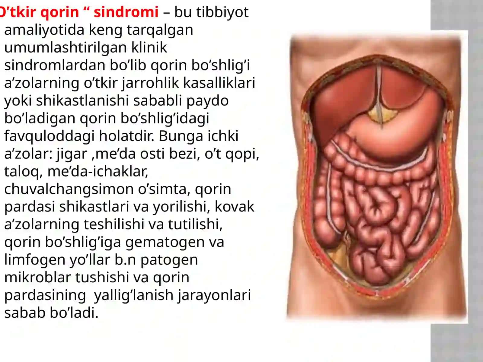 O’TKIR QORIN” SINDROMI 2