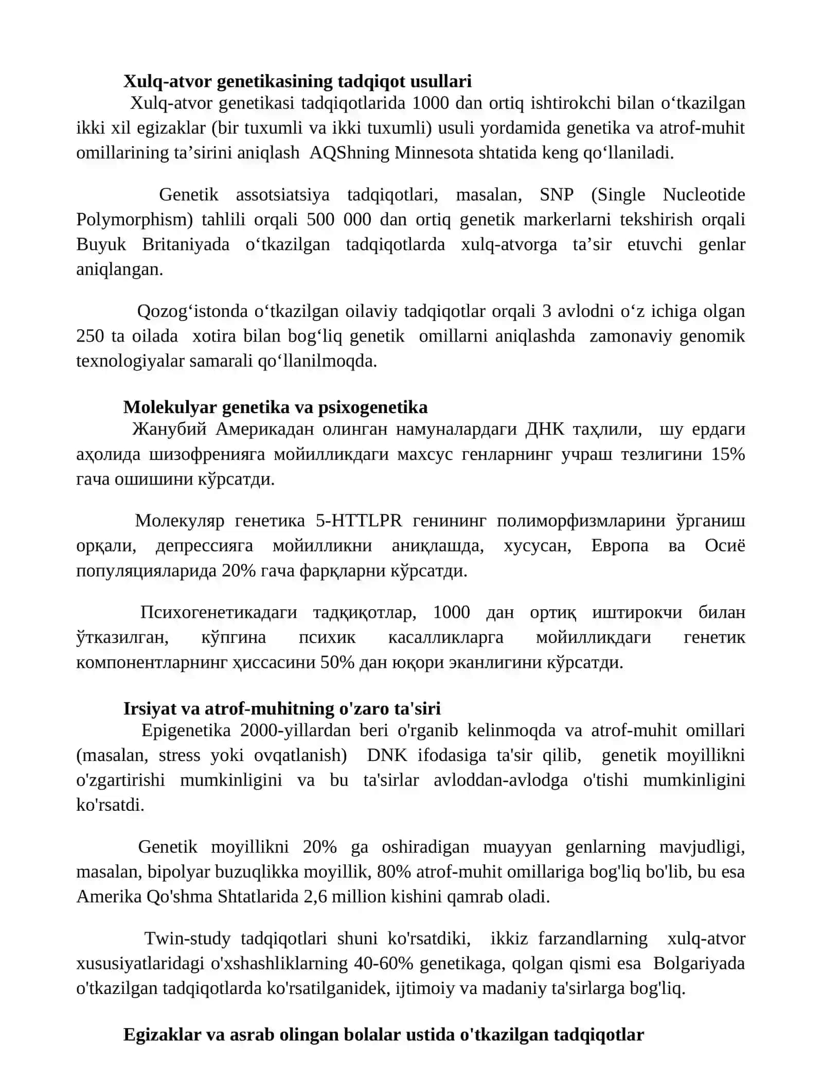 Psixogenetika 2