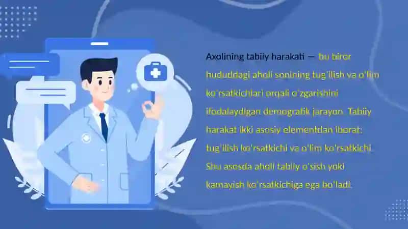 Axolining tabiiy harakati va uni belgilovchi asosiy ko‘rsatkichlar 2