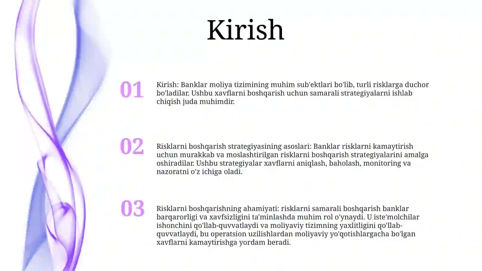 Bank Risklarini Boshqarish Strategiyasi Asoslari 2