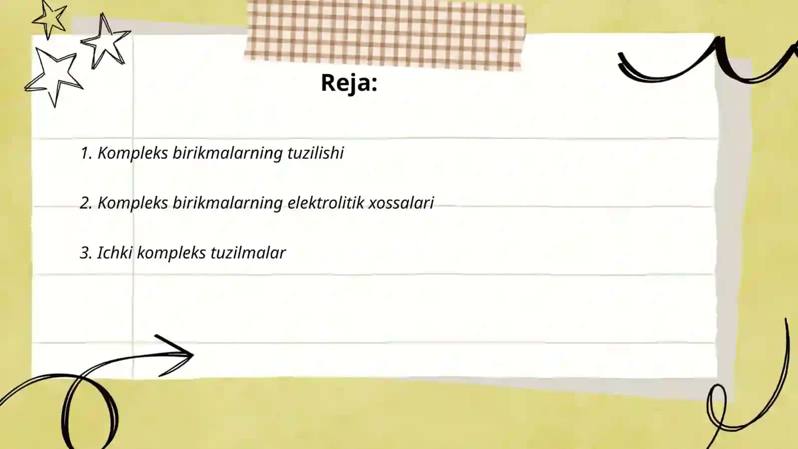 Kompleks birikmalar 2