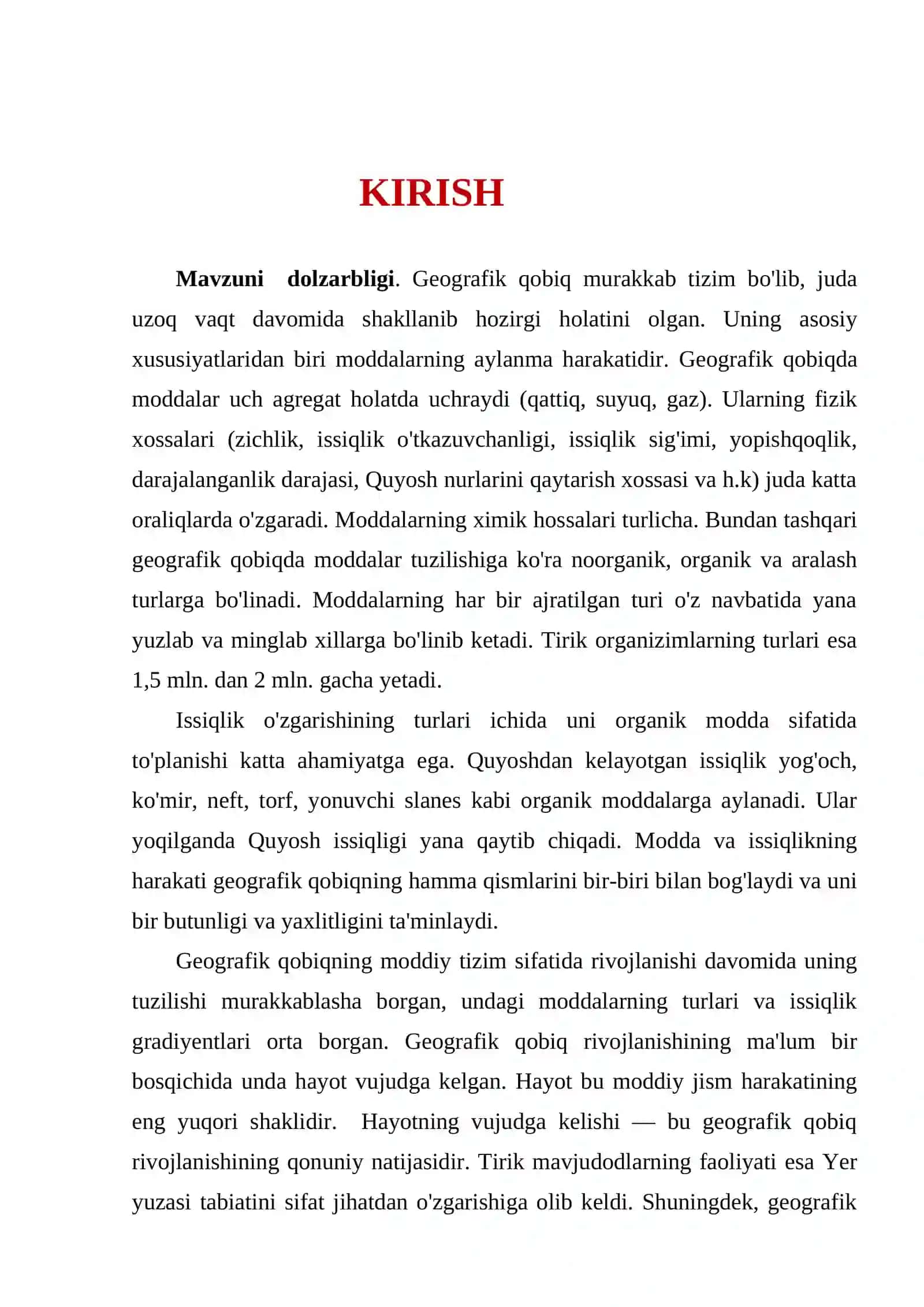 Geografik qobiqda modda va energiyaning aylanma harakati 2