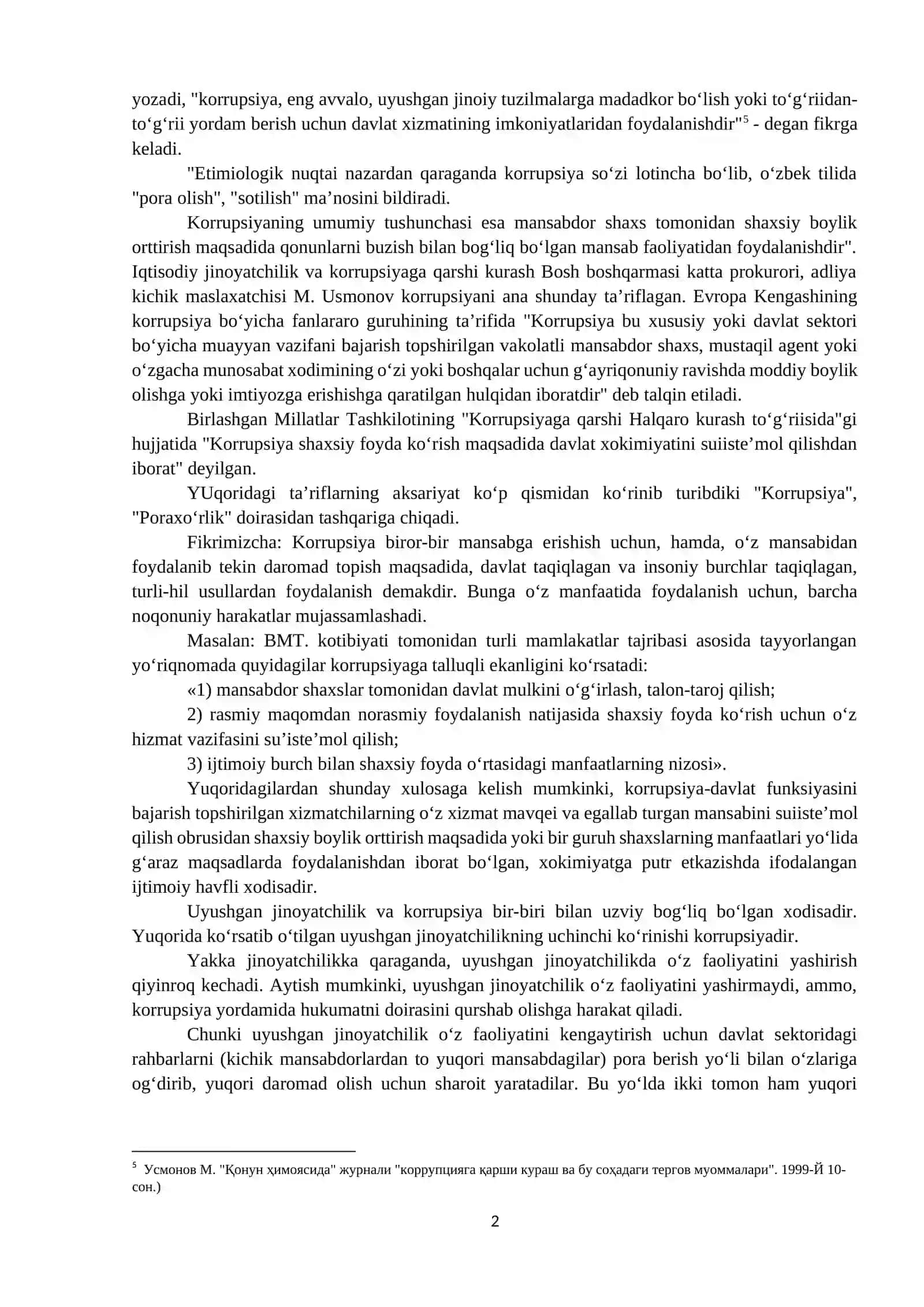 14-mavzu. Korrupsiyaga qarshi kurashning jahon tajribasi 2