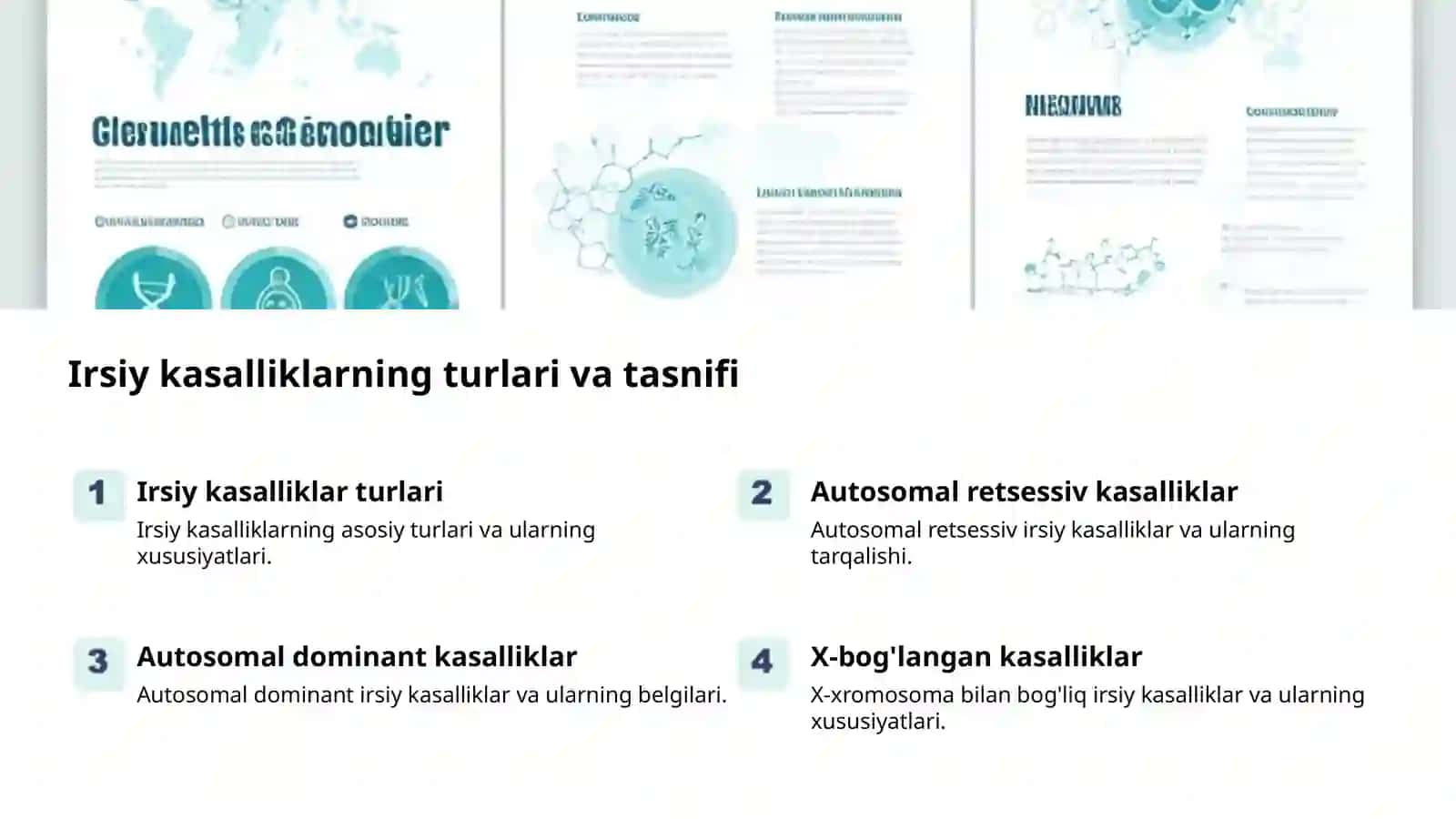 Irsiyat: Genlar va Kasalliklar 2
