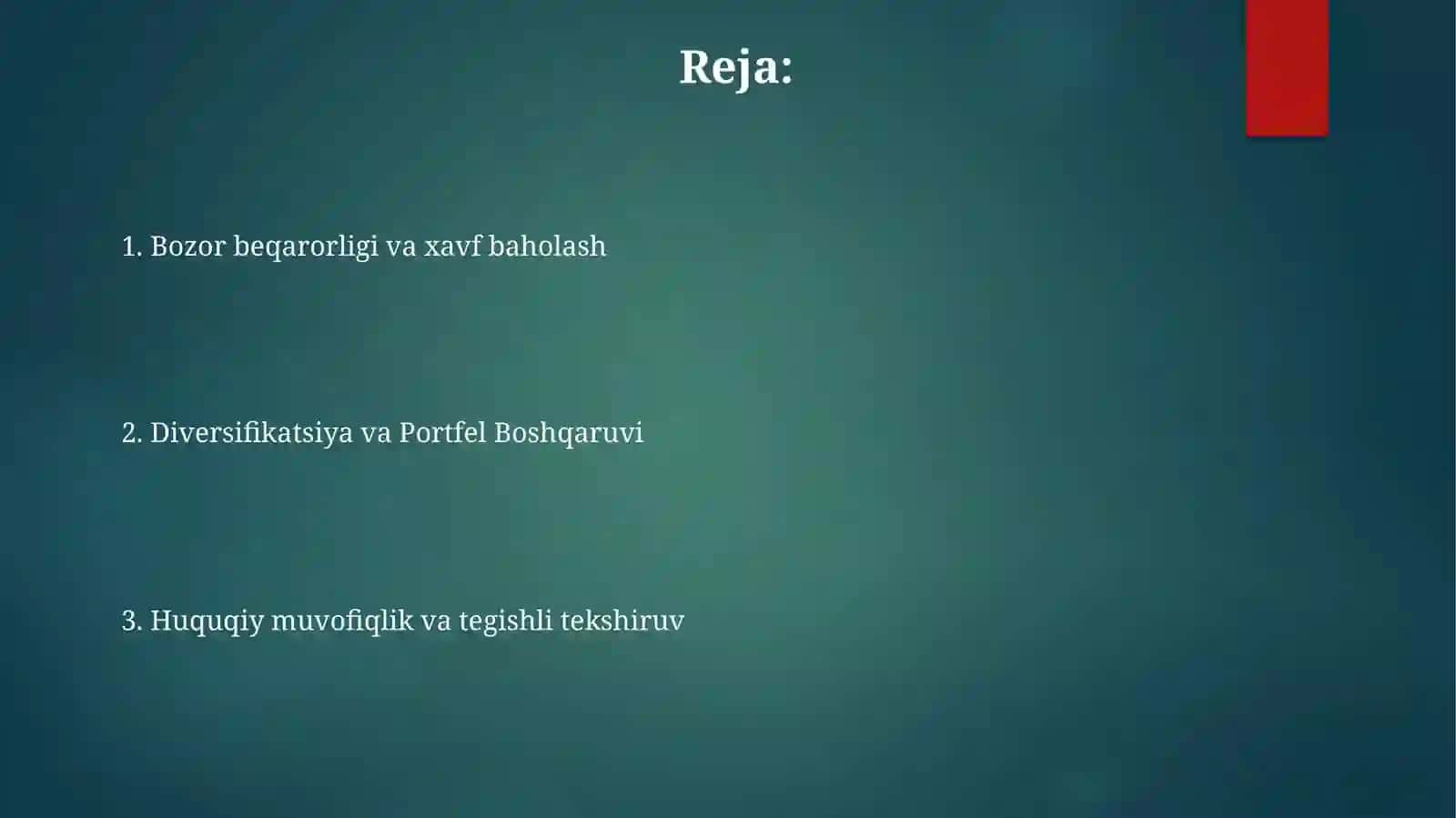 Investitsionxatarlarvaularnikamaytirishyo‘llari.olimlarfikri,huquqiyasoslar 2