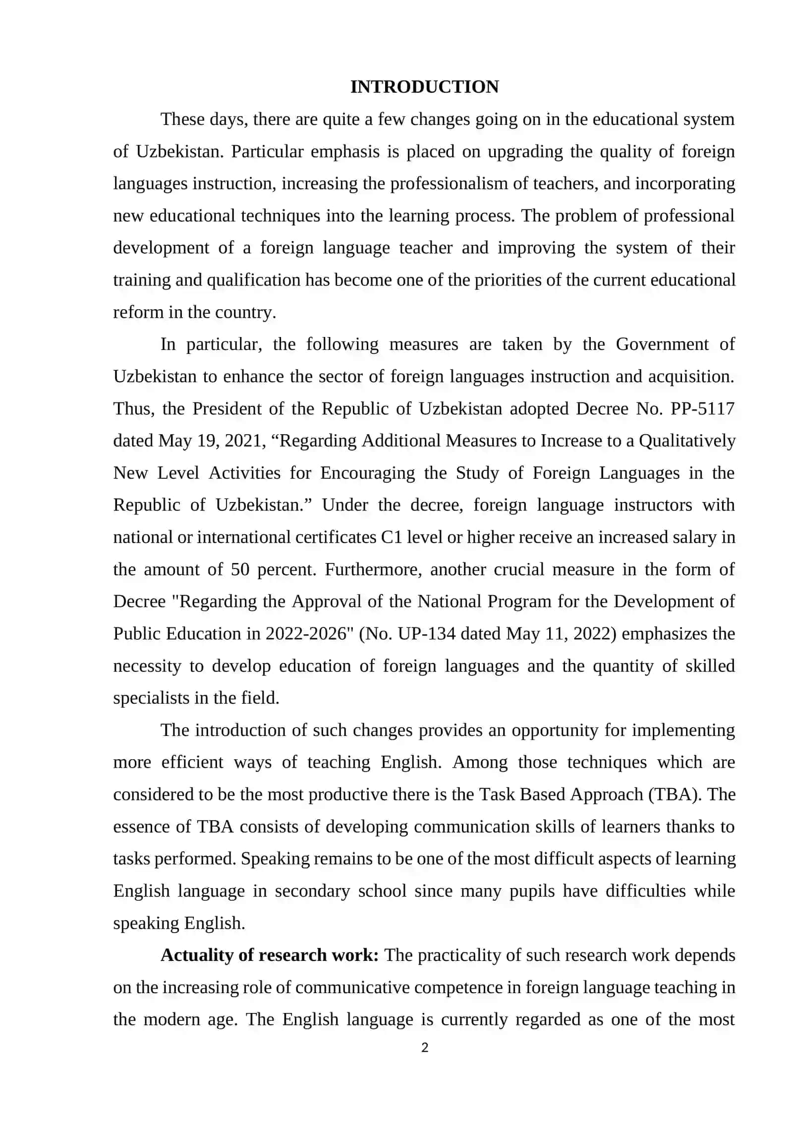 The Role of Task-Based Learning in Developing Speaking Skills in Secondary Schools 2