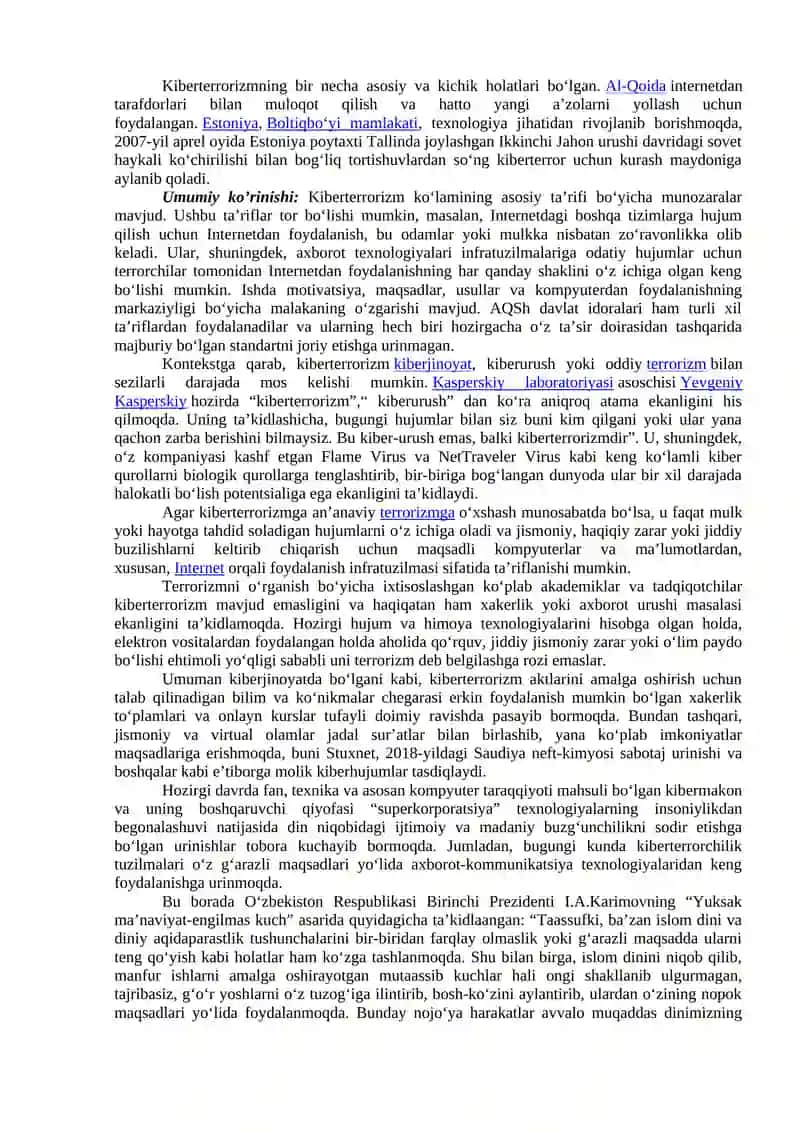 Kiber Makonda Diniy E`tiqod Targ`ibotining Ijtimoiy Xavfi 2