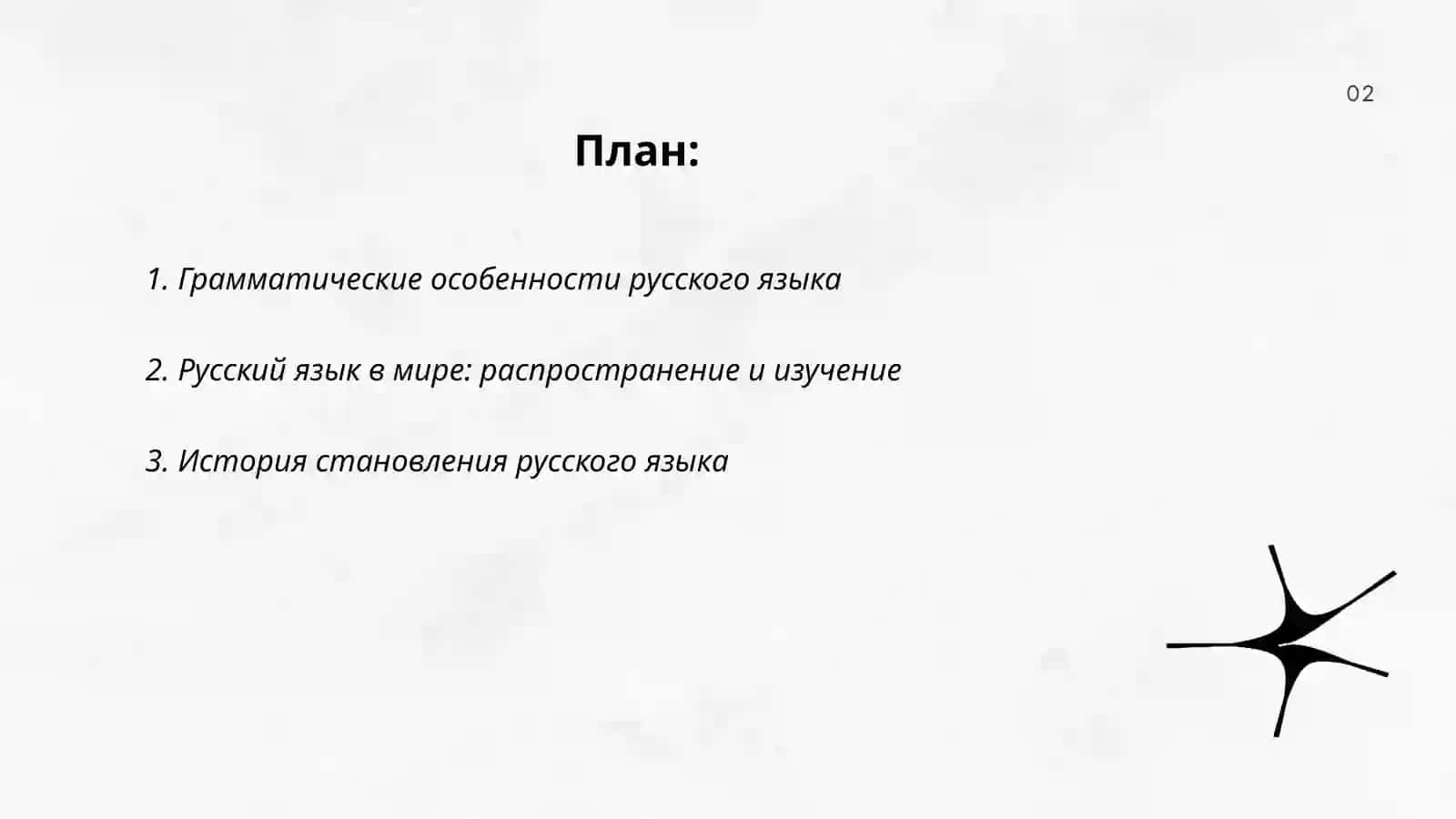 Грамматические особенности русского языка 2