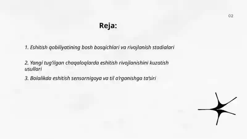 Eshitish qobiliyatini rivojlantirish taraqqiyoti 2