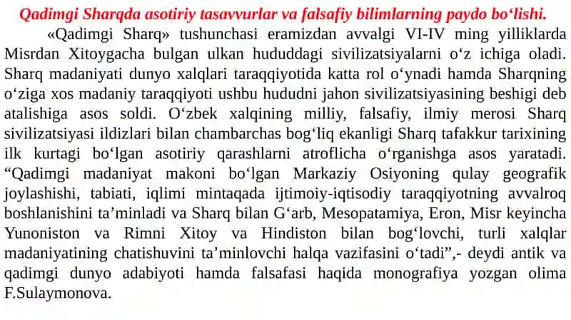 Qadimgi Sharq falsafasi 2